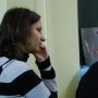 Zamyślona Agata podczas wprowadzenia